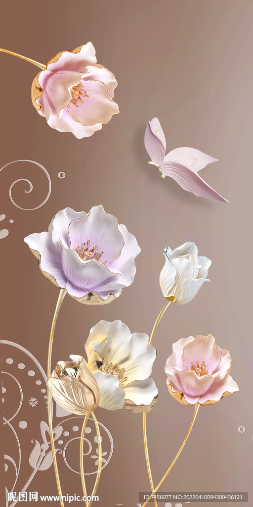 蝶恋花艺术玄关