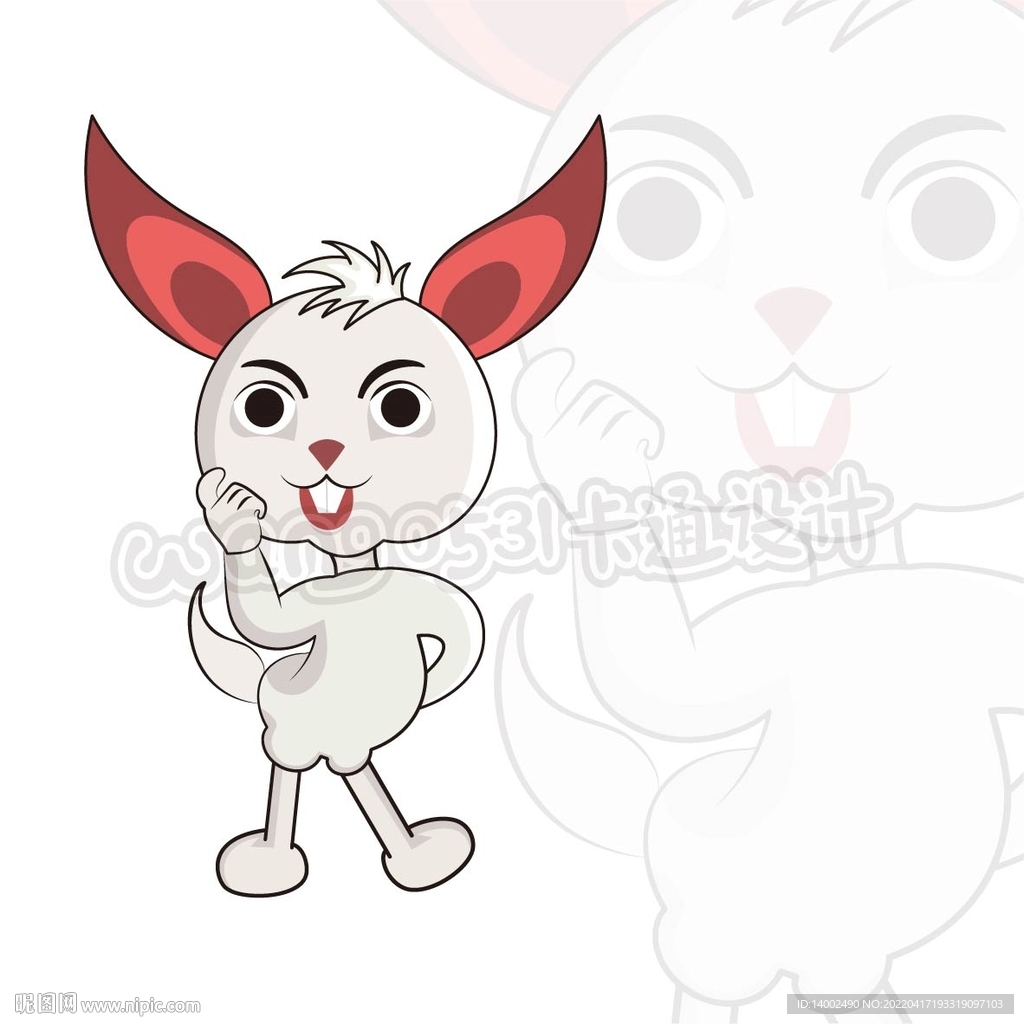 卡通兔子