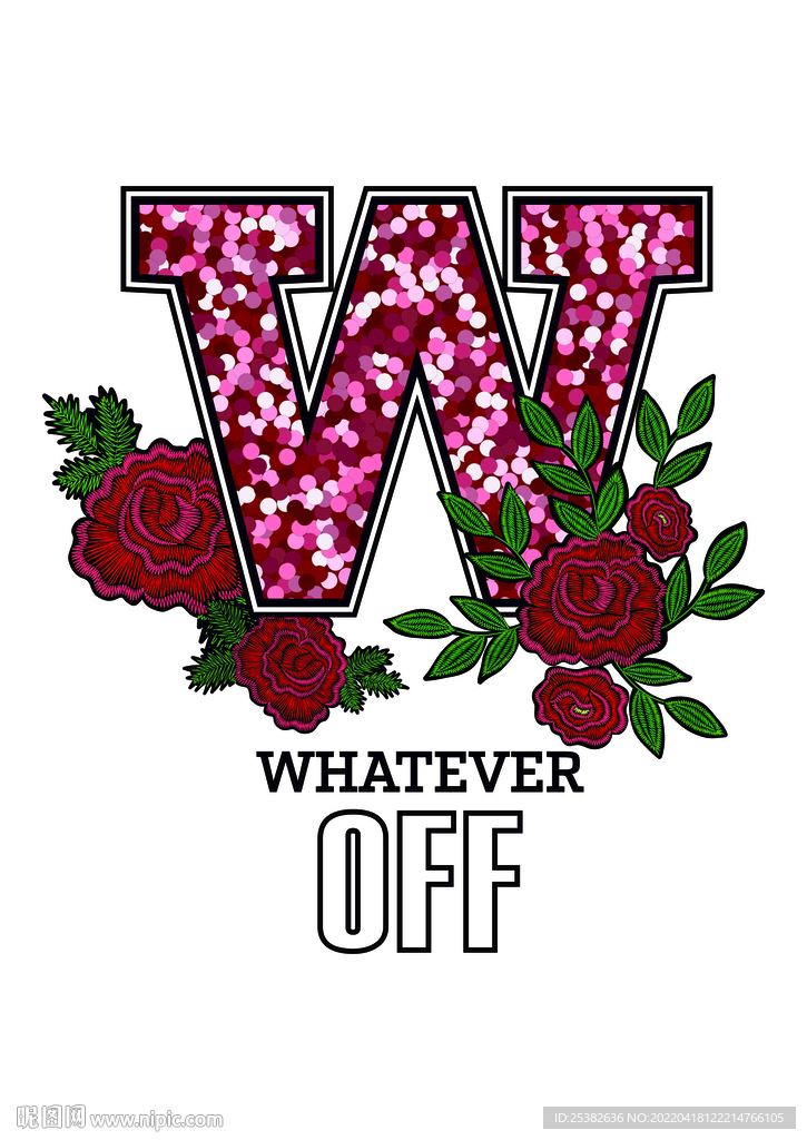 植物花卉花卉图案叶子文字图案文