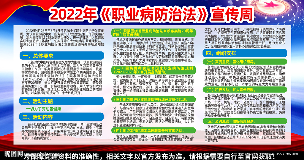 2022年职业病防治宣传周主题