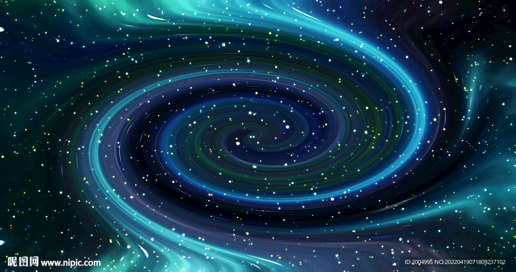 星空旋涡背景