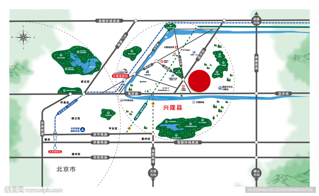 地产区位图