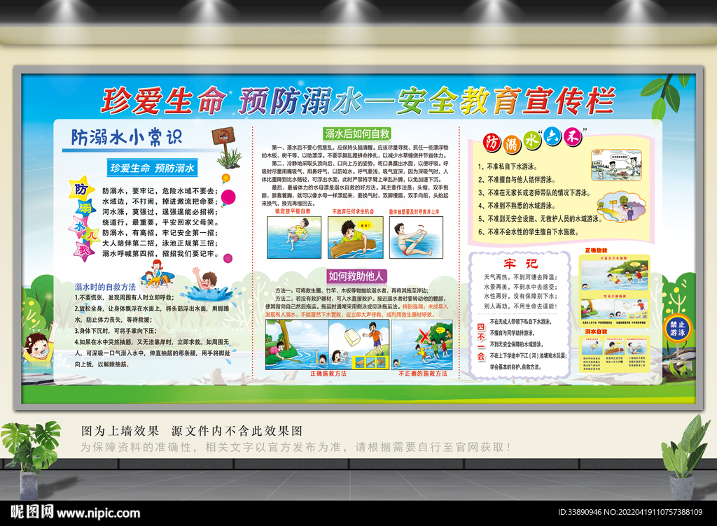 防溺水教育宣传栏