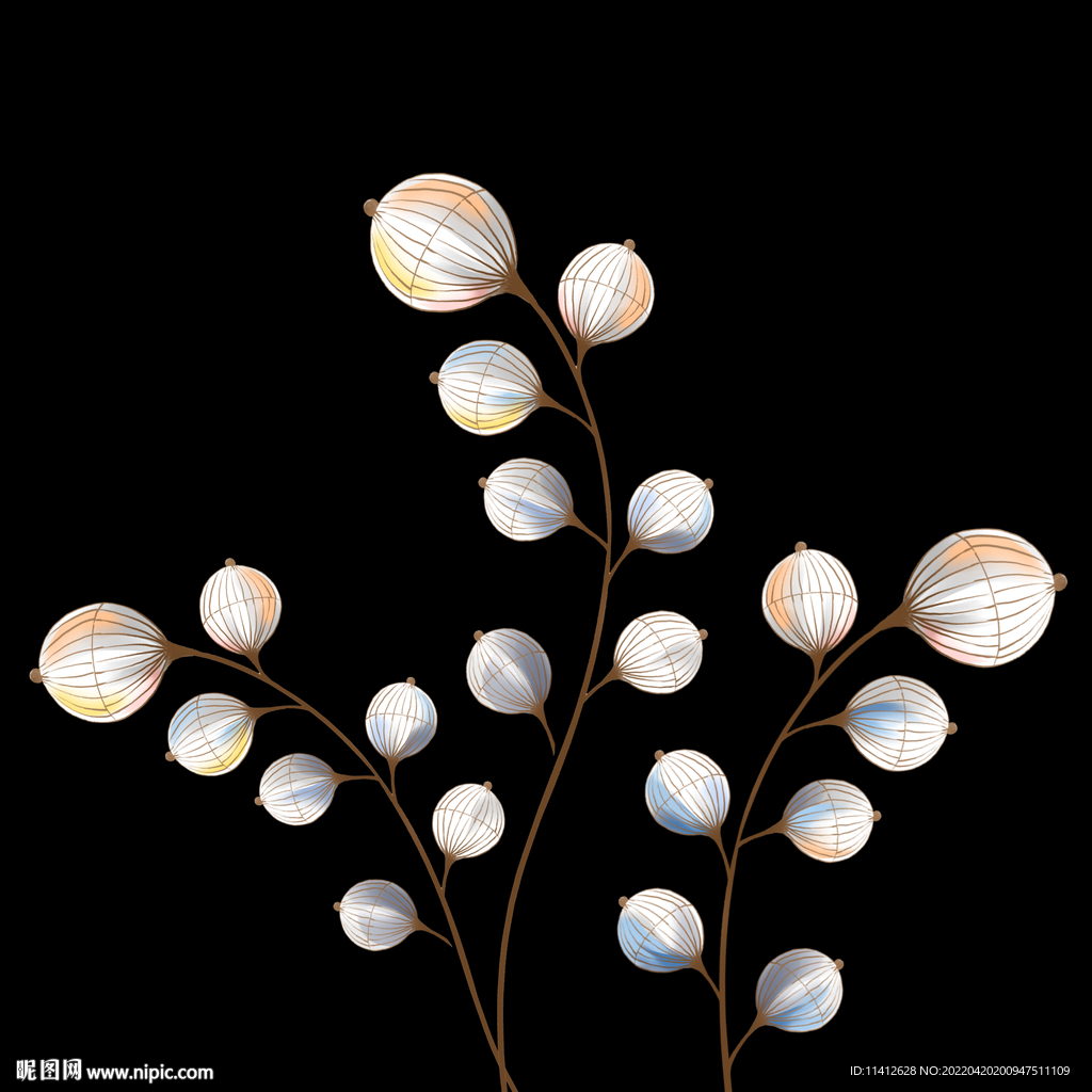 特殊元素手绘叶子