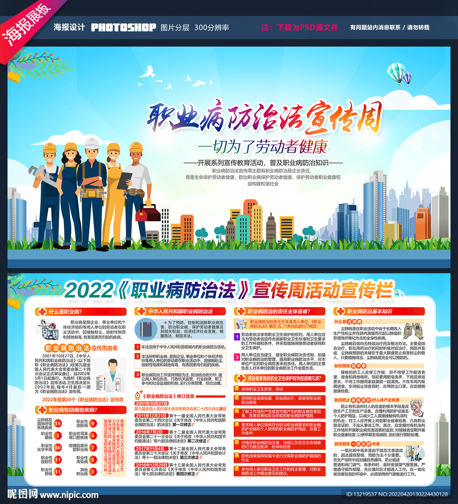 职业病宣传展板