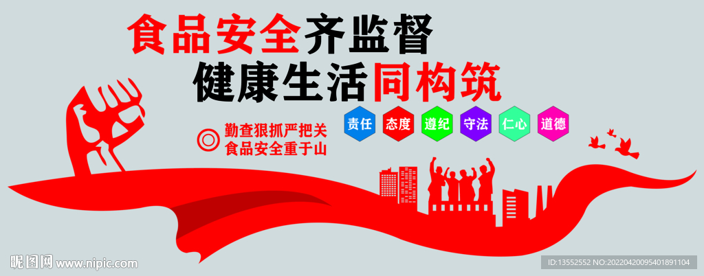 食品安全背景墙