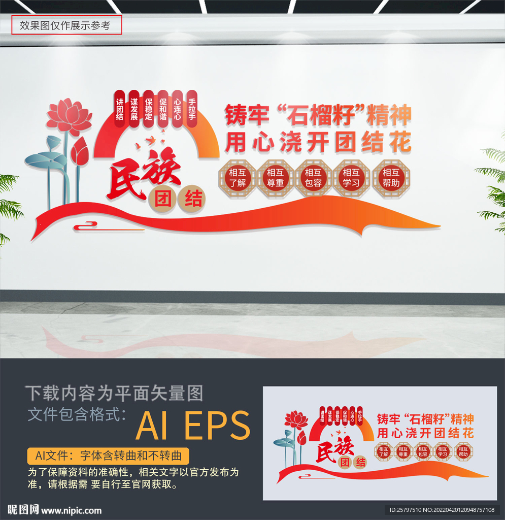 民族团结文化墙