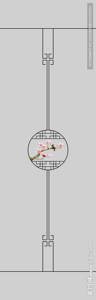 高清分层透明底平开门打印图