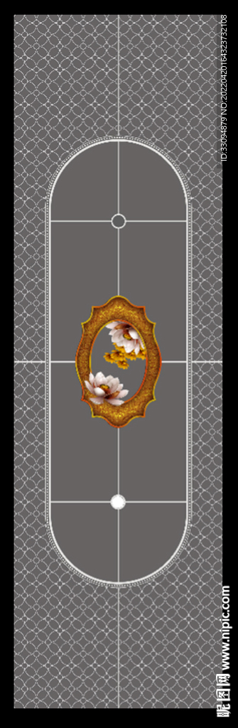 高清分层透明底平开门打印图