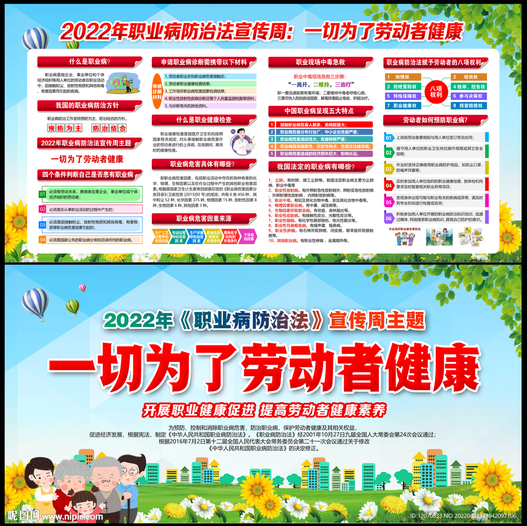 宣传周职业病防治法