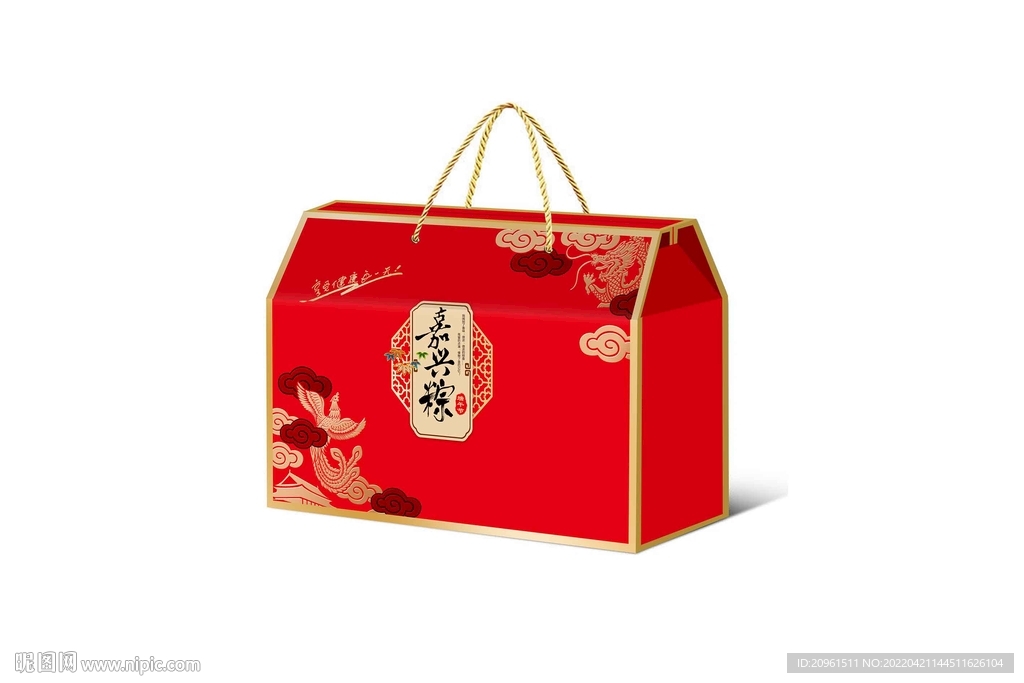 端午节粽子包装盒设计