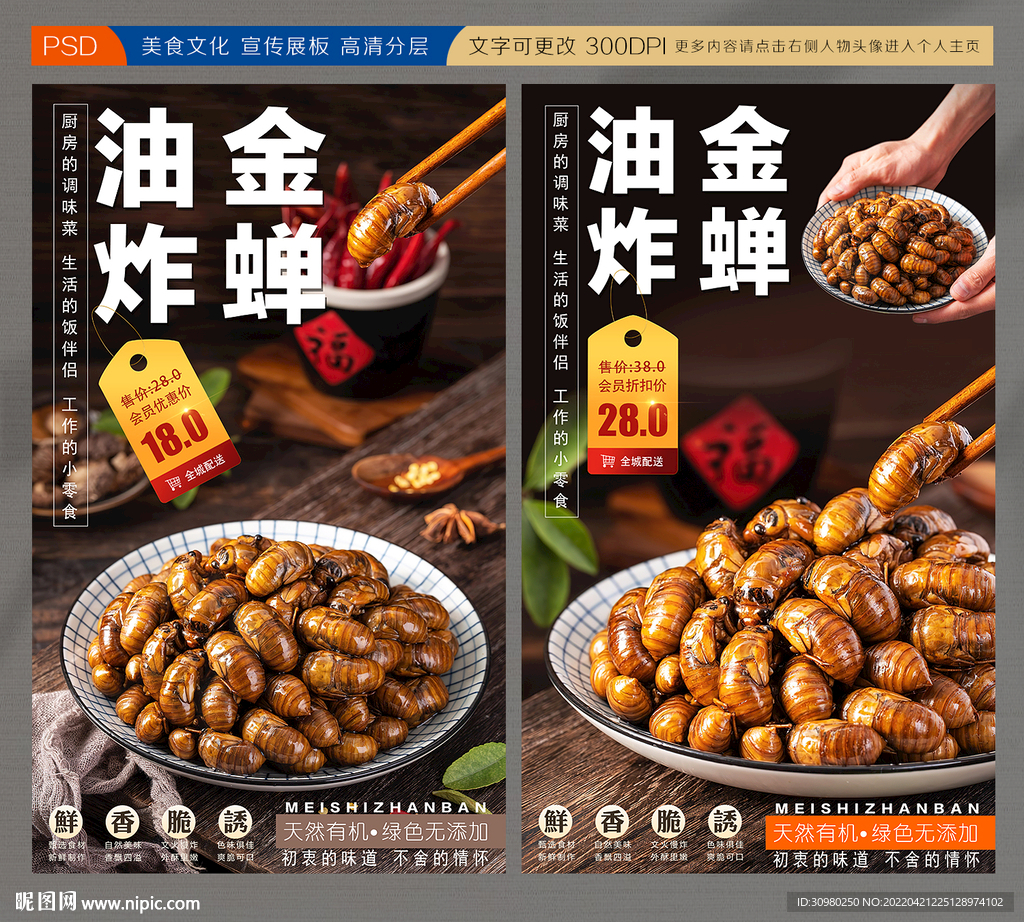 油炸金蝉