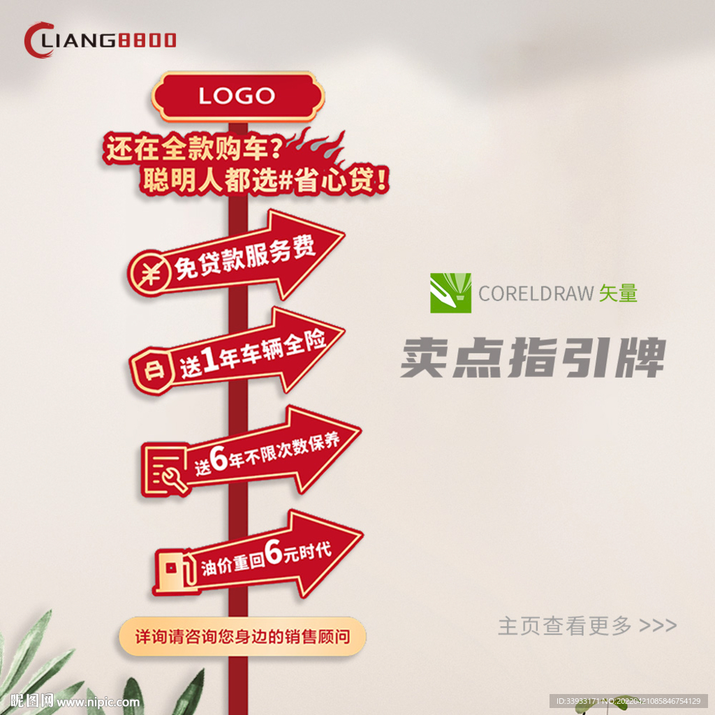 汽车政策立牌