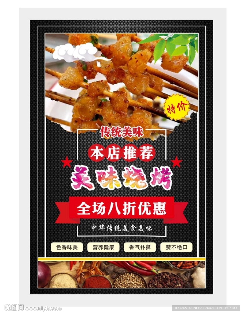 烤肉店挂图