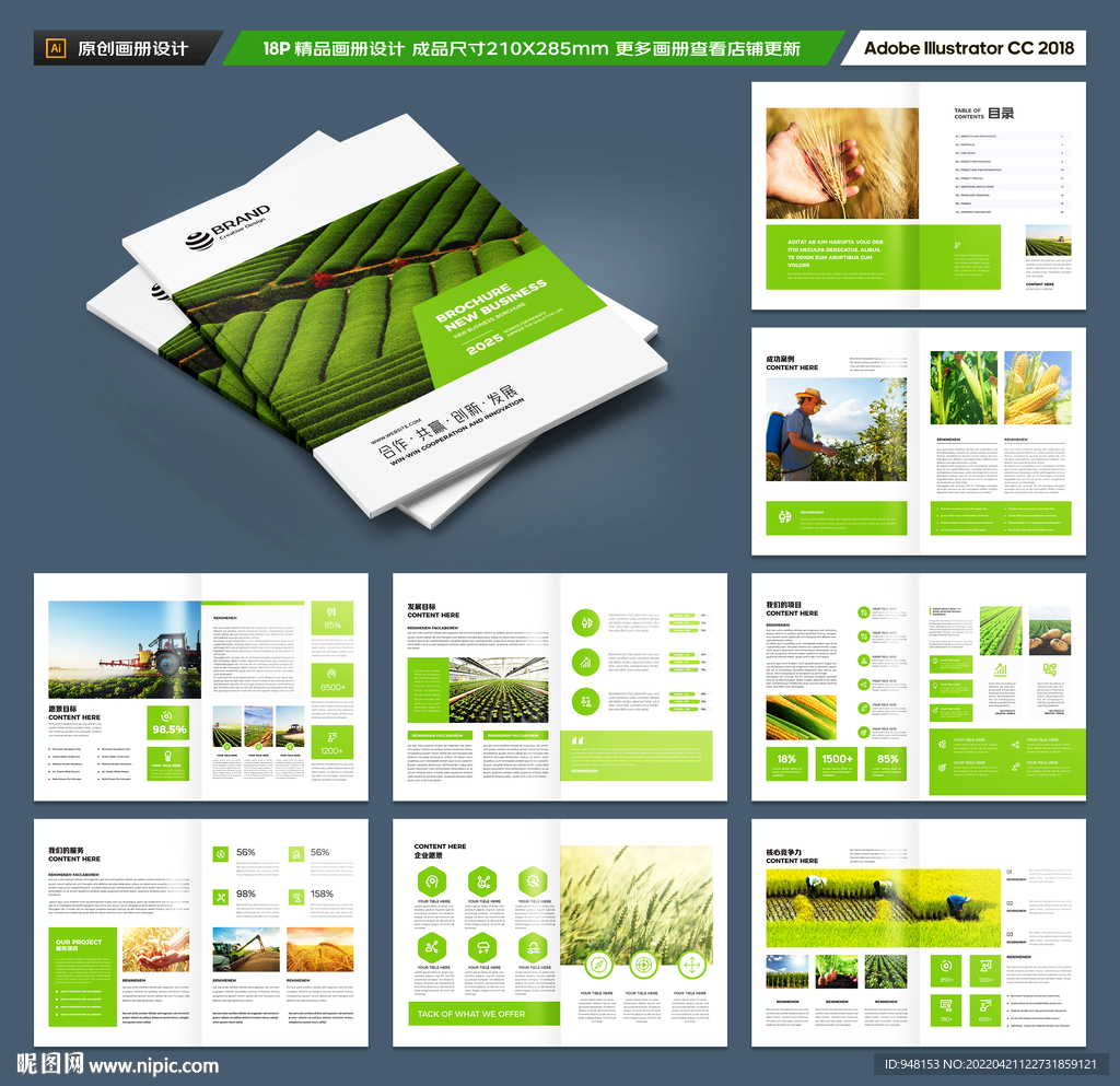 农业合作社宣传册