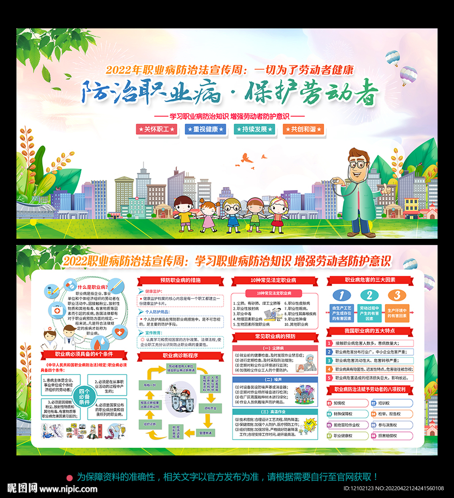 职业病防治宣传周 展板