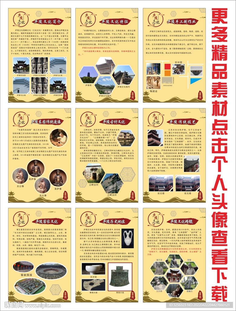 庐陵文化展板