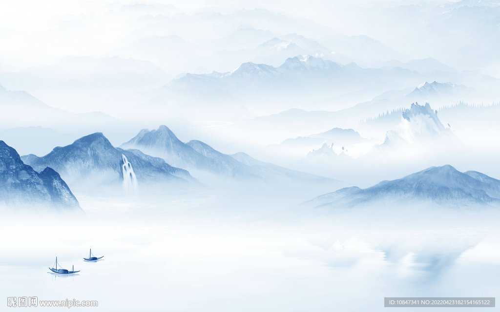 大气高清画山水 TIF分层图