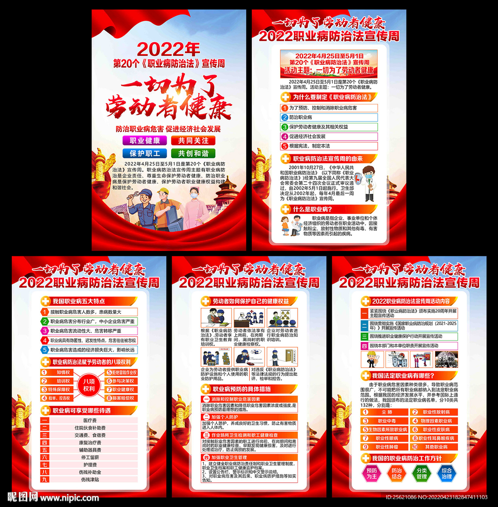 职业病防治法宣传周宣传栏