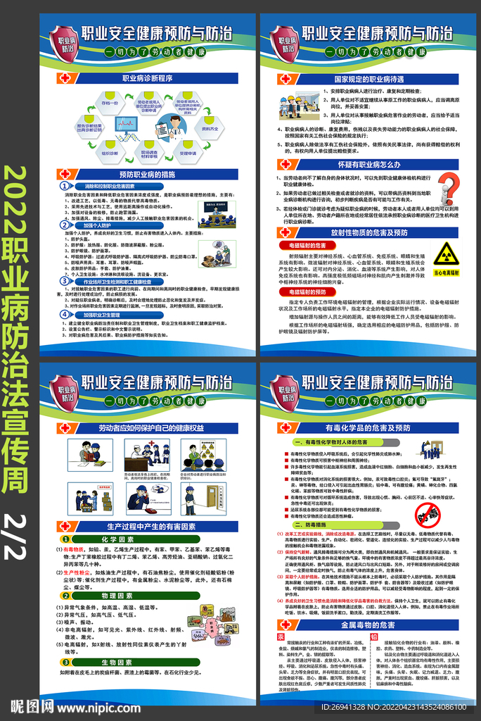 职业病防治法宣传周图片