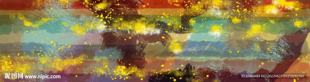 抽象油画