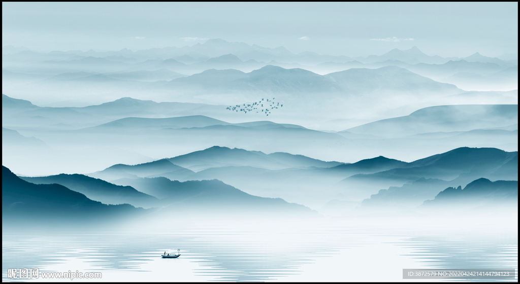 新中式电视背景墙