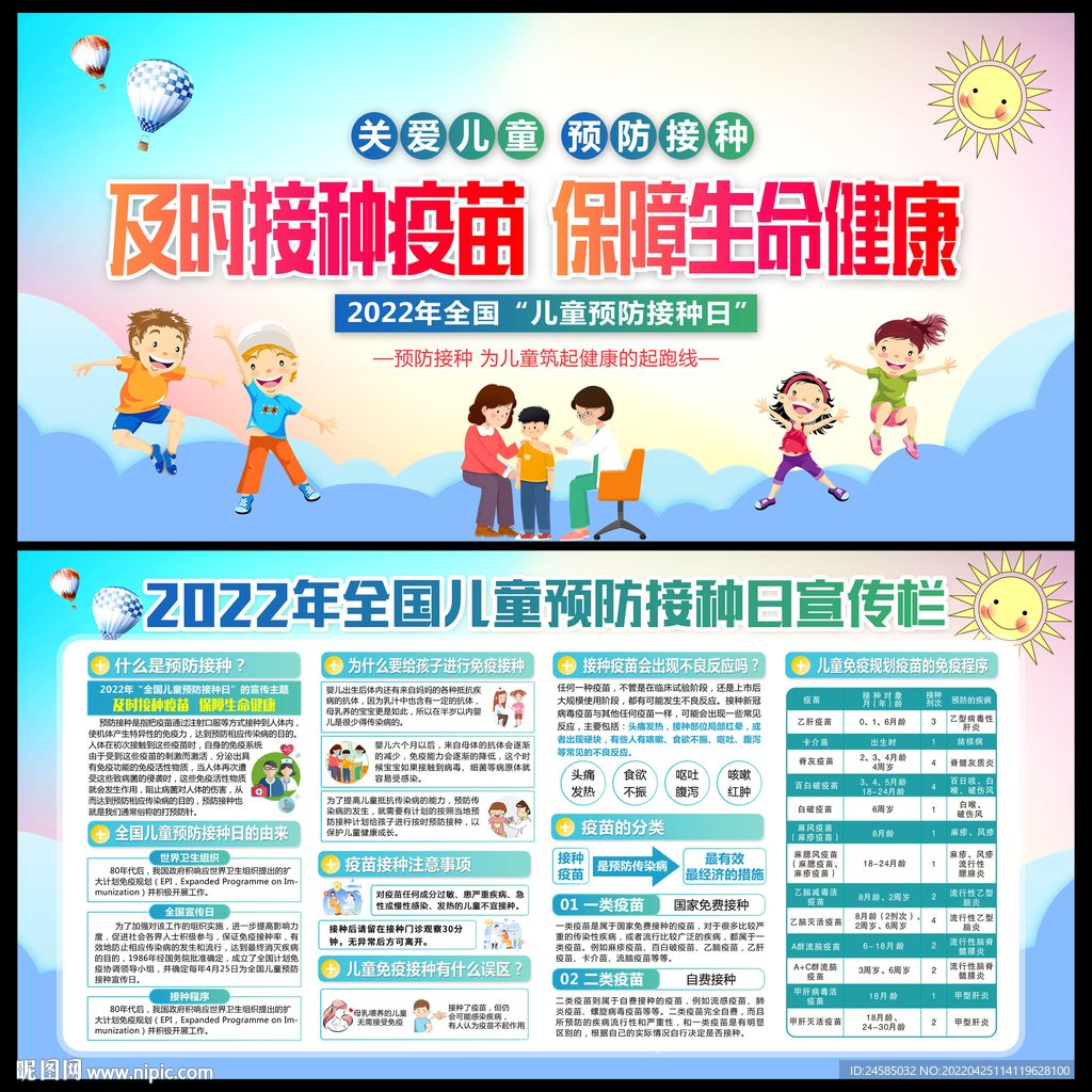 2022年全国儿童预防接种日