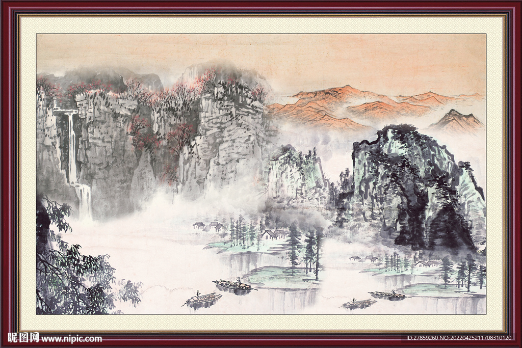 客厅山水画