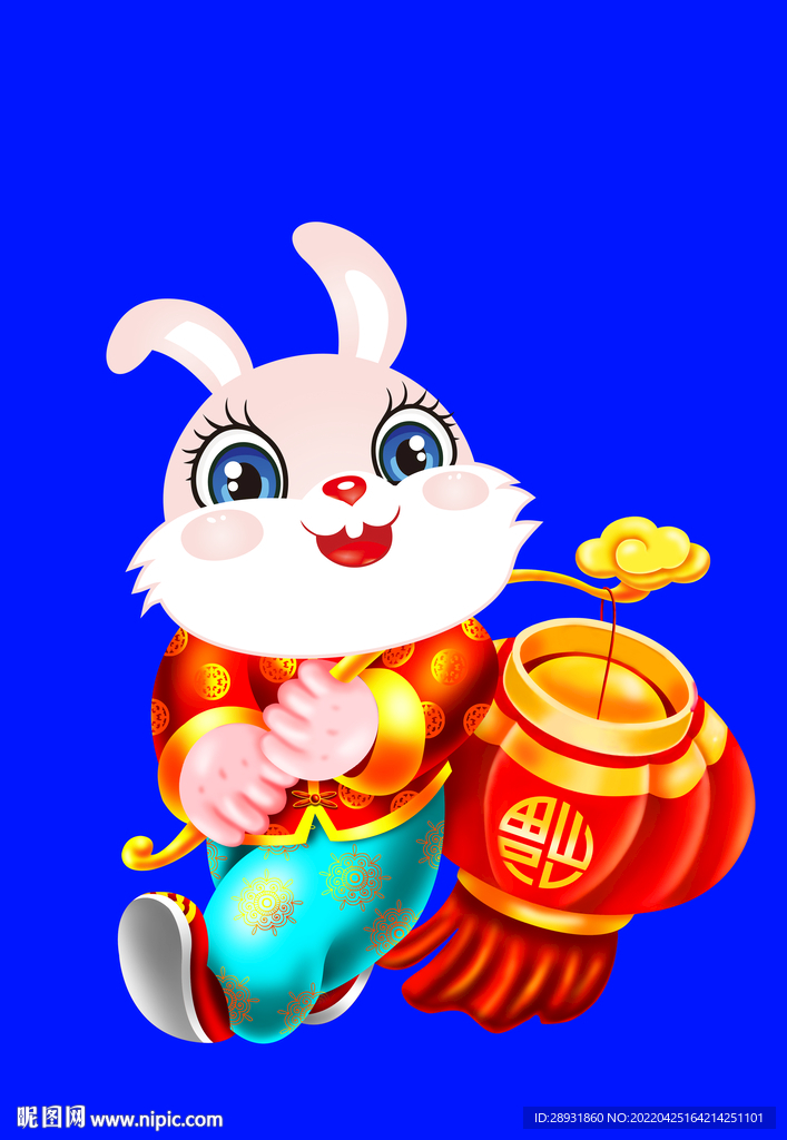 兔年门画