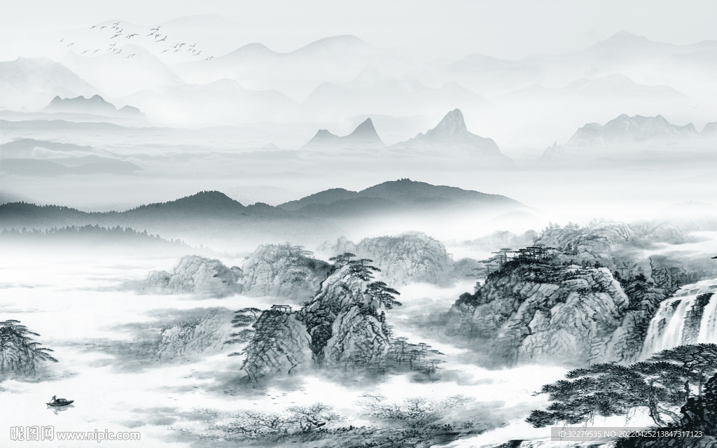 最新 高清风景山水 TIF分层