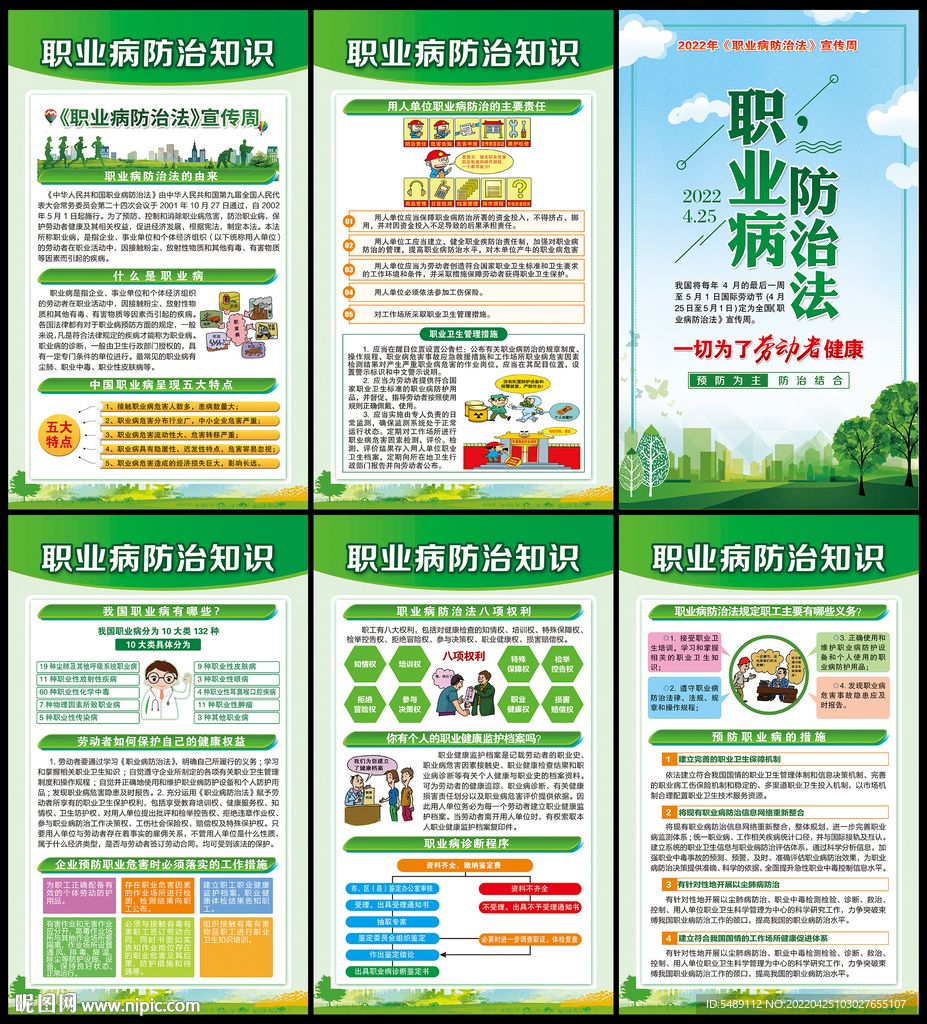 职业病海报