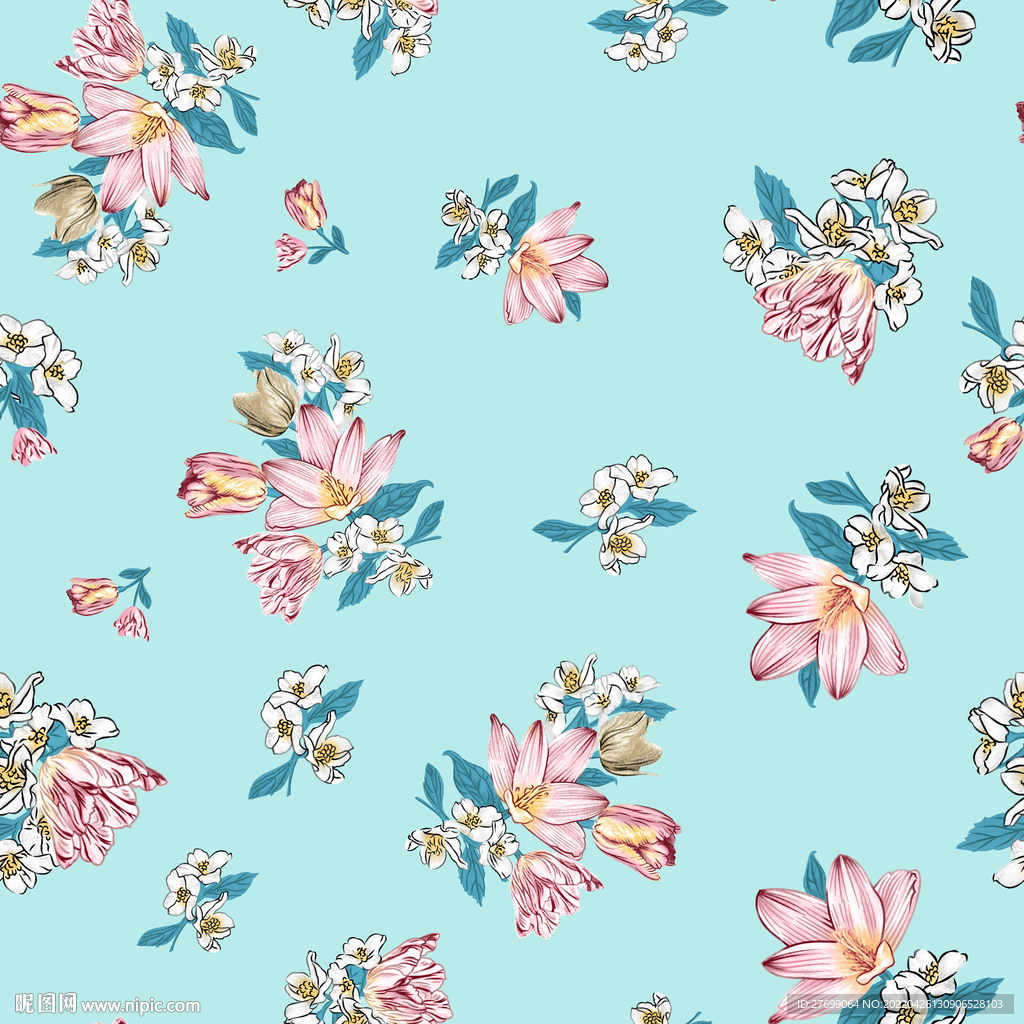 树叶花朵