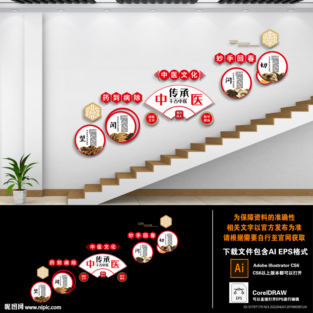 望闻问切中医文化墙