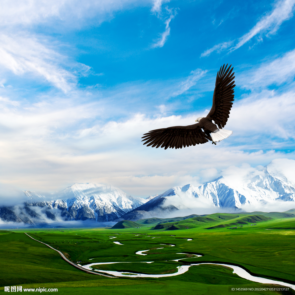 蓝天白云雪山风景藏区风景图片素材-编号33506229-图行天下