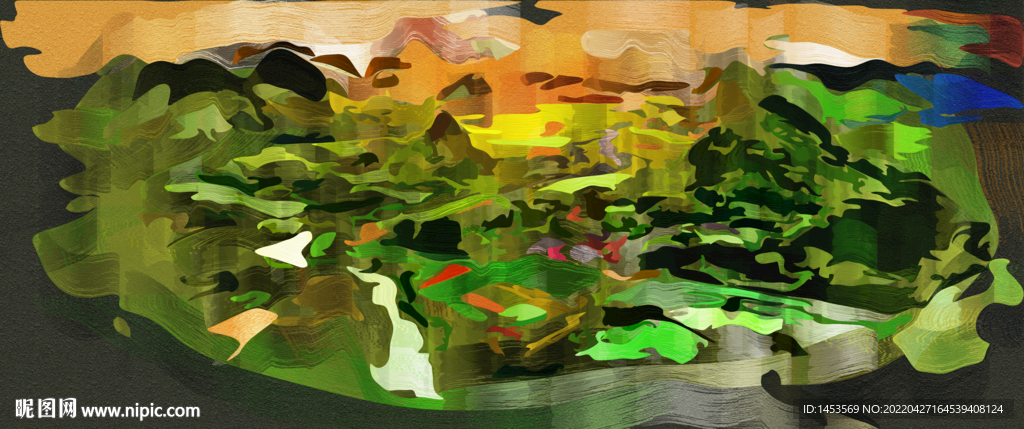 抽象风景画