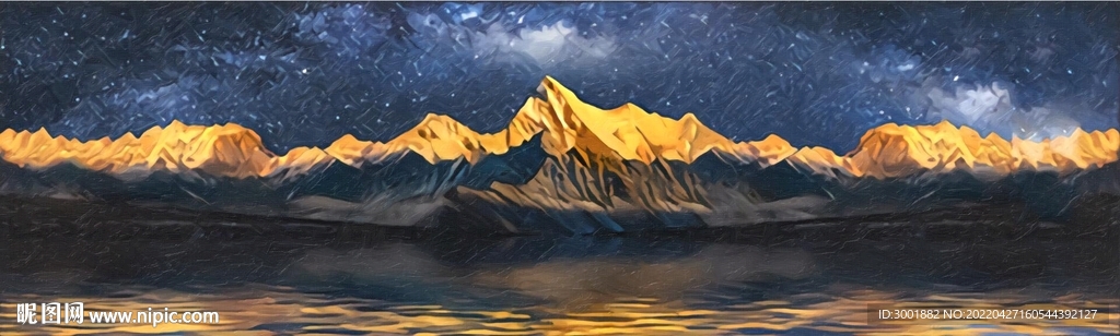 装饰画 新中式山水画