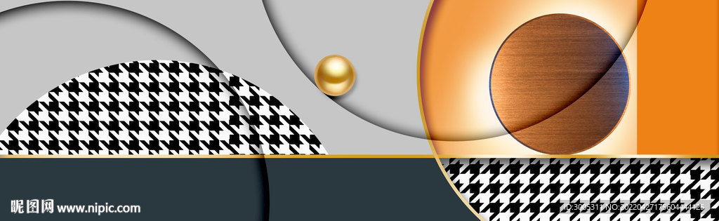 装饰画 光影画 几何图形圆