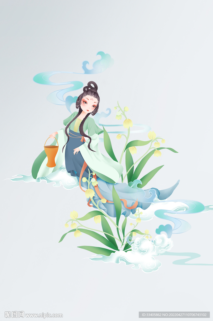 古风唯美少女形象设计
