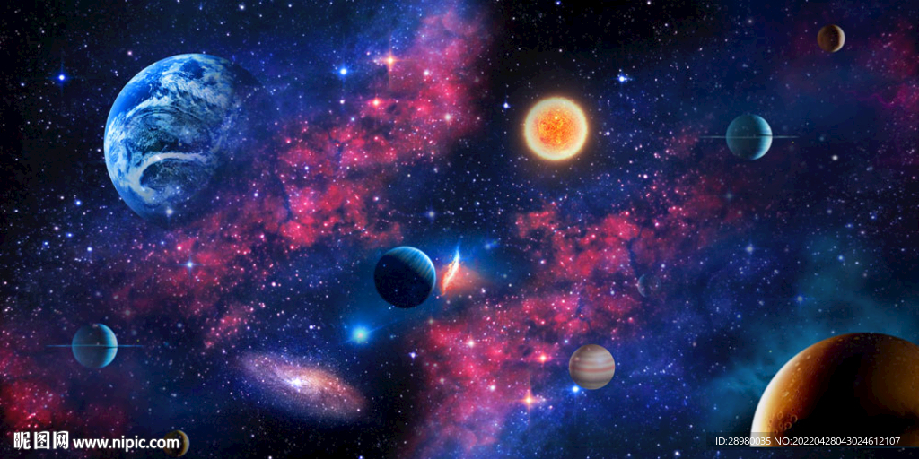 唯美太空星球