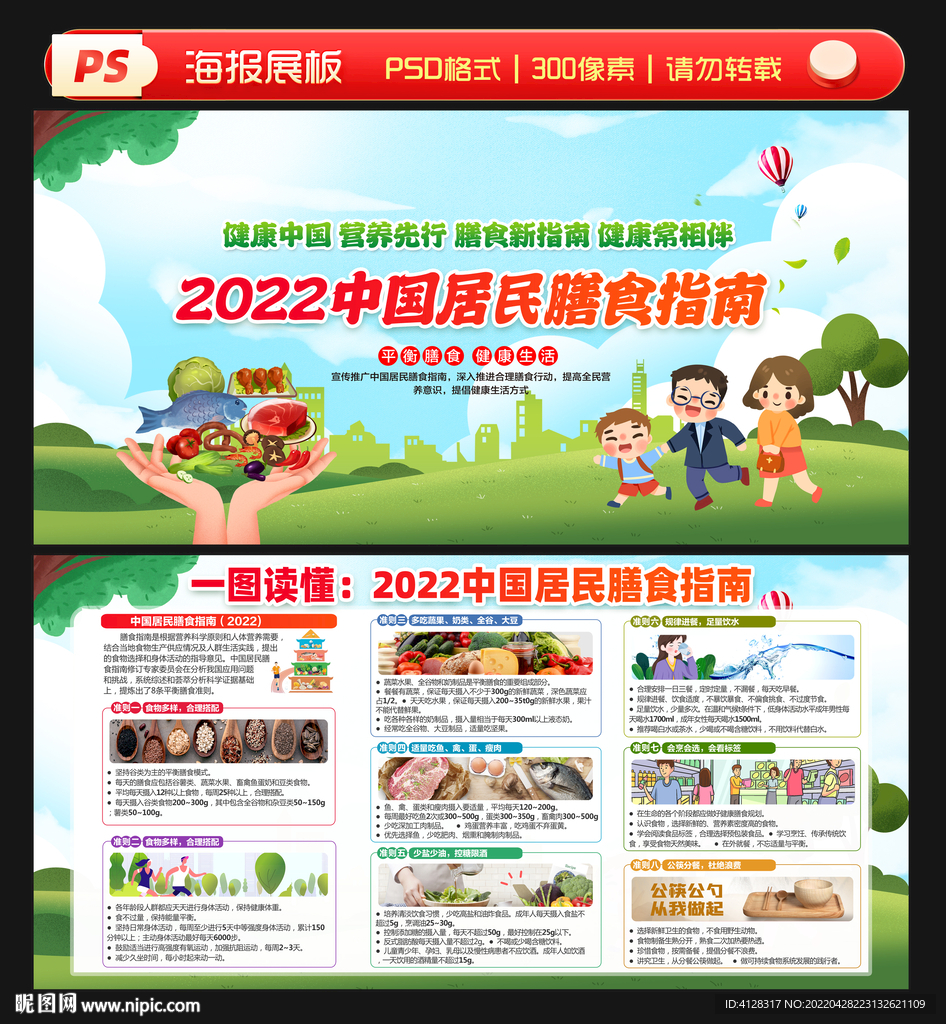 2022中国居民膳食指南设计图 广告设计 广告设计 设计图库 昵图网