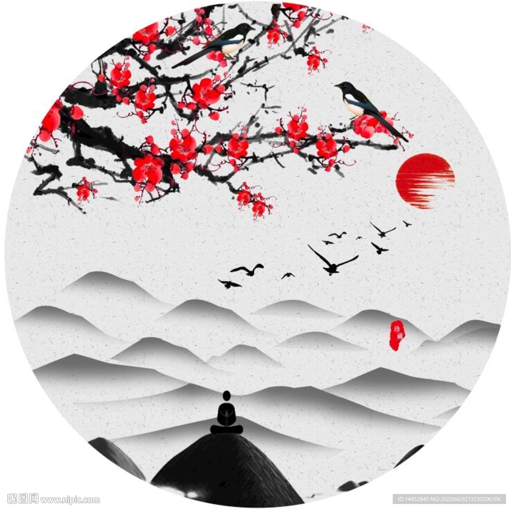 梅花 禅意 