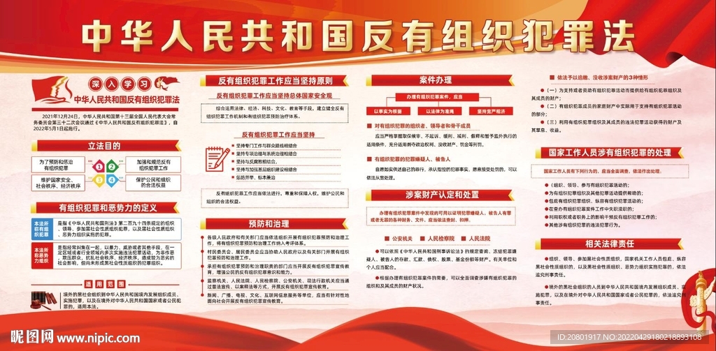 反有组织犯罪法版面