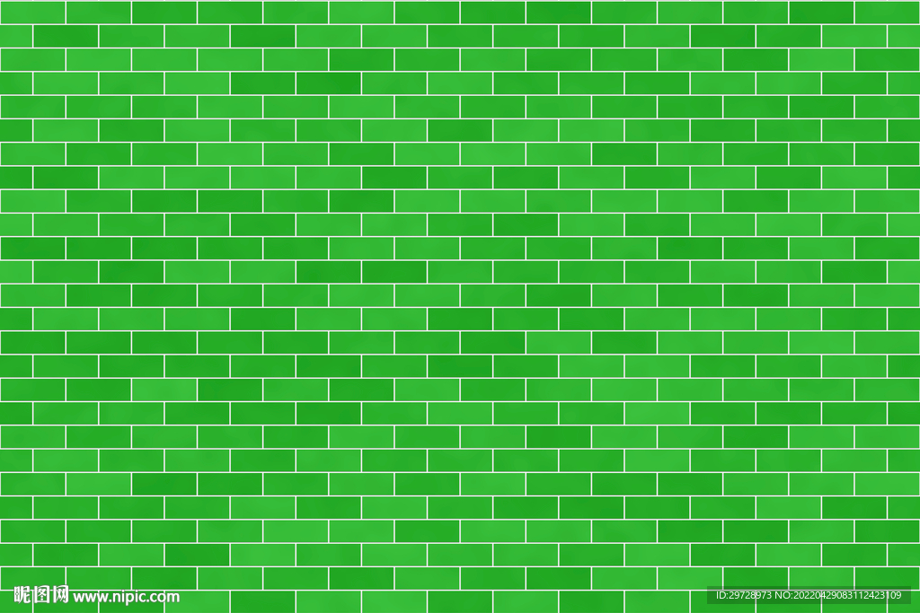 绿色围档砖墙