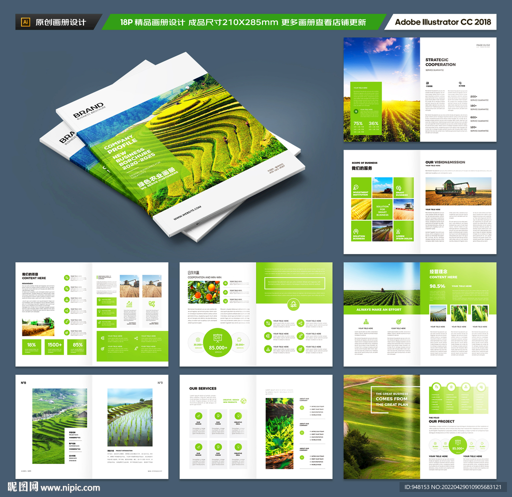 农业合作社宣传册