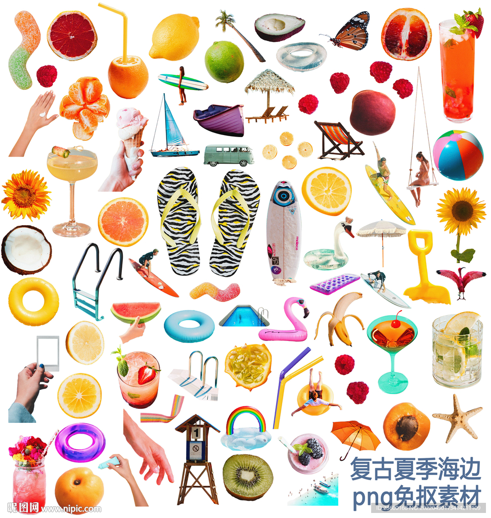 欧美夏季海边