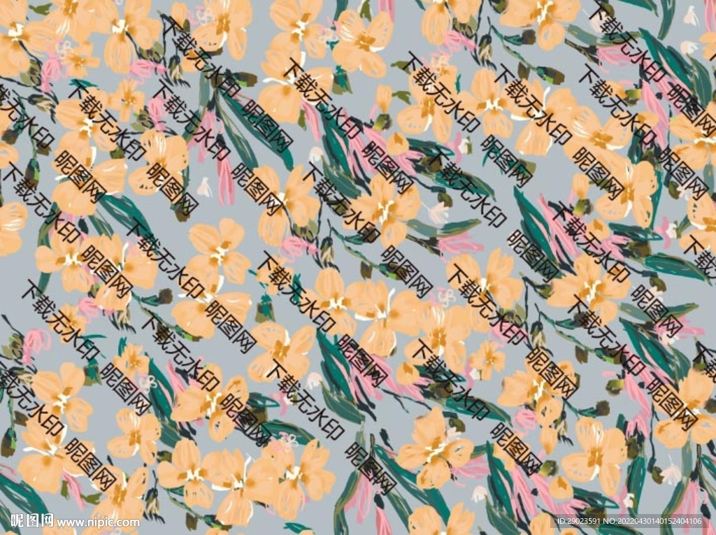 数码印花大牌花