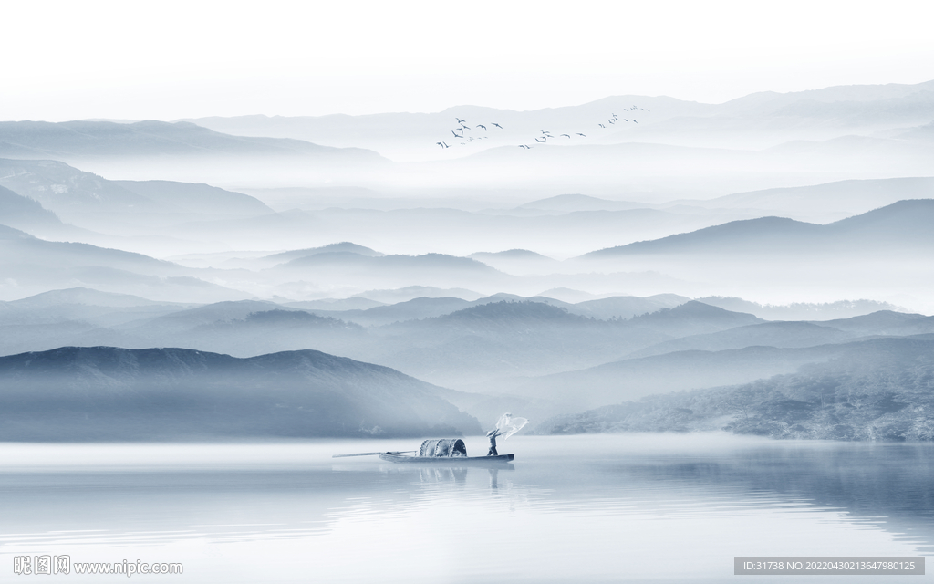 意境山水画
