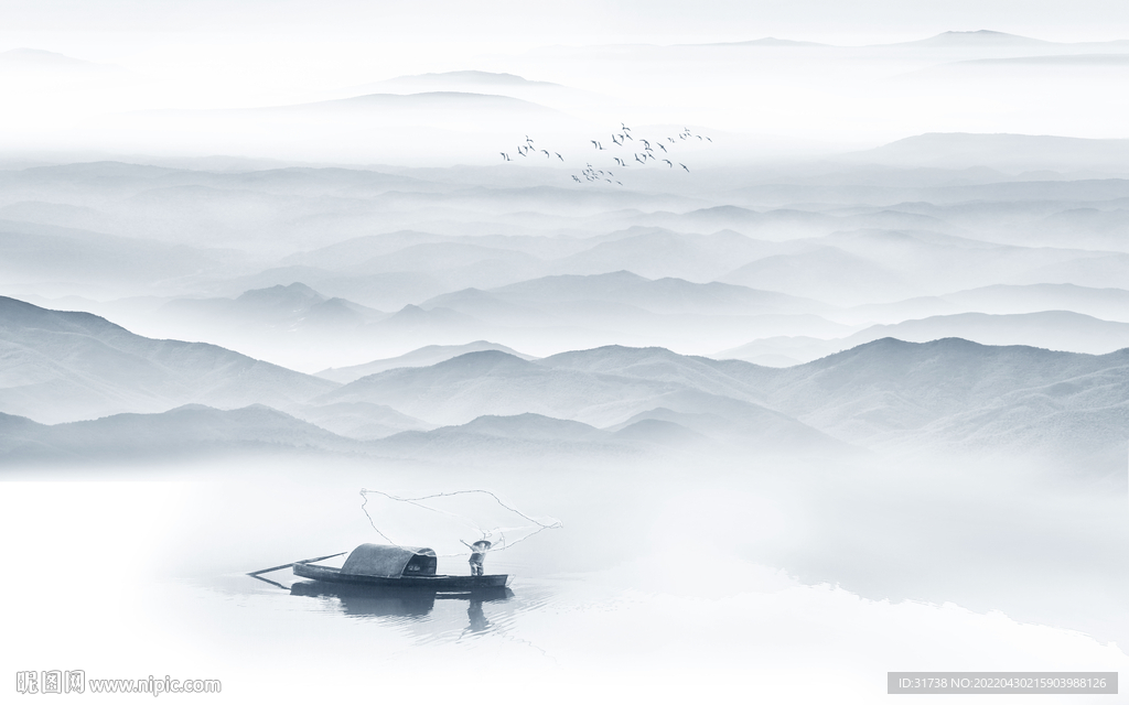 意境山水画