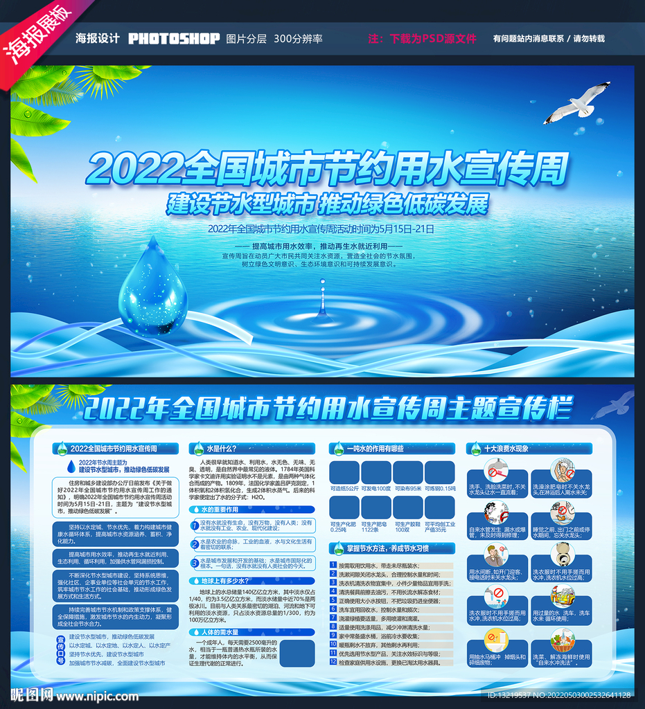 2022年全国城市节约用水宣传