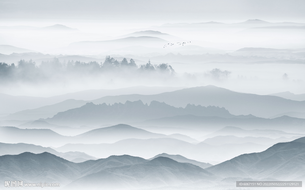 新中式山水画